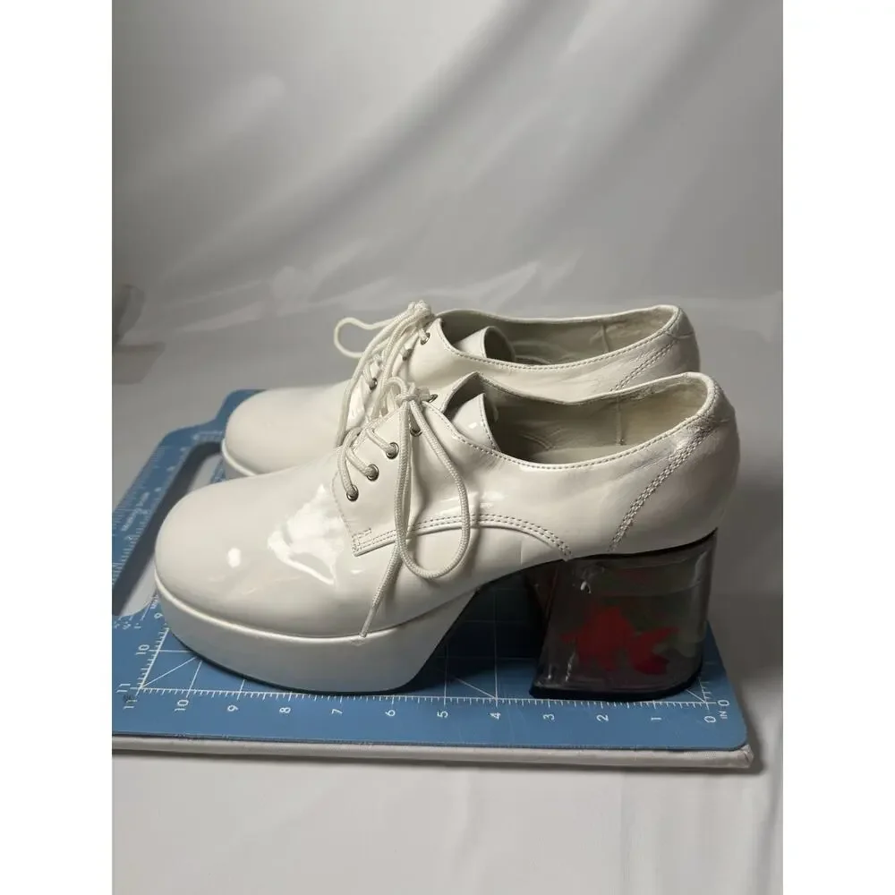 Pleaser Funtasma Floating Fish Heels Pf Oxford Lace Up PIMP02 (M 10-11/W 12-13)